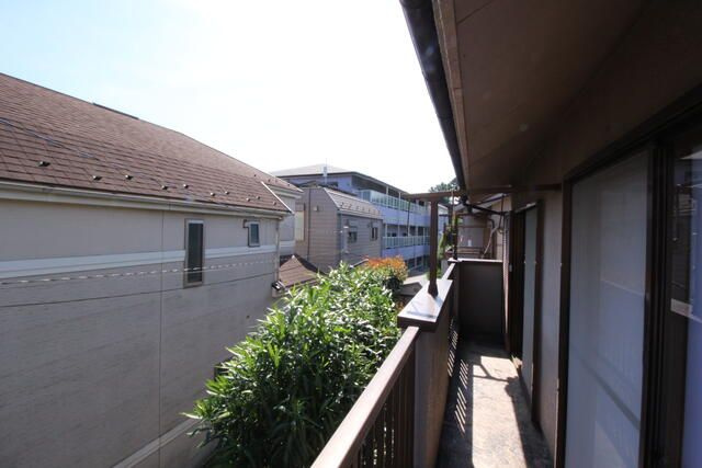 柳窪貸家のバルコニー