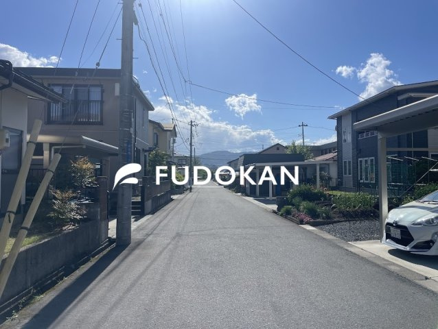 山形市桜田南【売地】の前面道路含む現地写真|前面道路