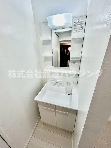 尼崎センタープール前駅テラスハウスの洗面所