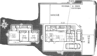 【間取り】 | 越谷市南荻島12期　新築分譲住宅　全1棟 | ■4LDK　■土地面積：119.97㎡　■建物面積：101.84㎡