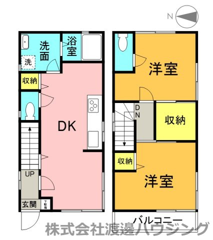 野間8丁目一戸建の間取り