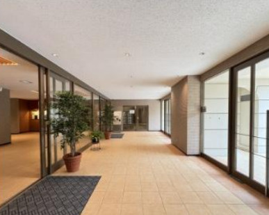 アルファスシティ大島のエントランス