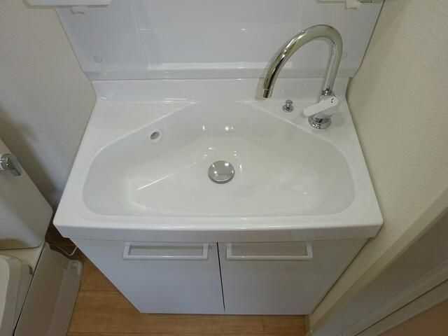 光ハイツの洗面所