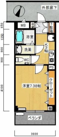 第一光和ビル【キャッシュバック対象】の間取り