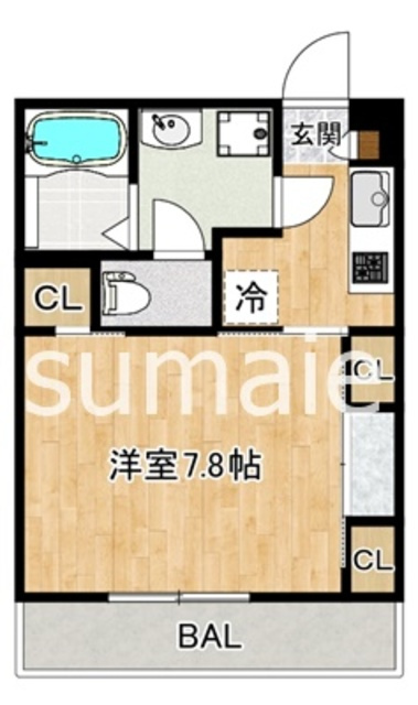 リブリ・MARSの間取り|人気のフローリングです。