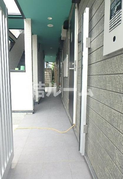 練馬区旭丘１丁目のアパートのエントランス