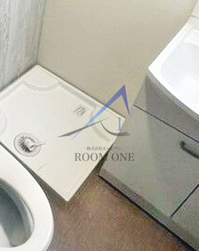 ハーモニーテラス三園Ⅳの設備|洗濯機置き場です。