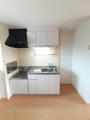 【キッチン】 | リバーサイド曲野Ａ | きれいなキッチンです