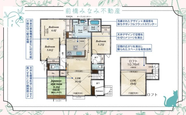 【新築平屋】桐生市相生町１丁目　１号棟(全２棟)　ブルーミングガーデン　新築建売分譲の地図