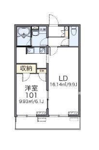 レオネクストゆずの木の間取り|画像2