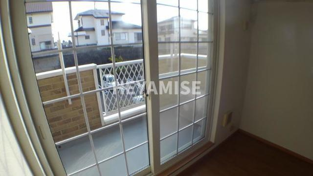 グリーンヒル三城Aのバルコニー