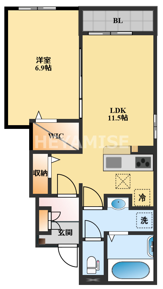 ヴィトーリアの間取り