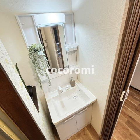 高野道デザインテラスの洗面所