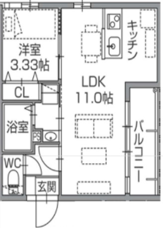 【間取り】 | ラクラス南福岡ｓｏｕｔｈ | ラクラス南福岡ｓｏｕｔｈの間取り