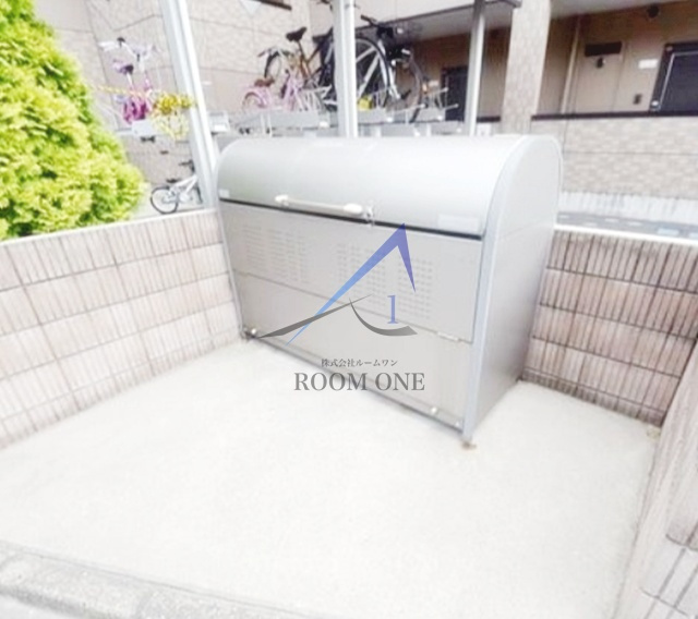 サンヴィラージュのその他共用部分|敷地内ゴミ捨て場です。