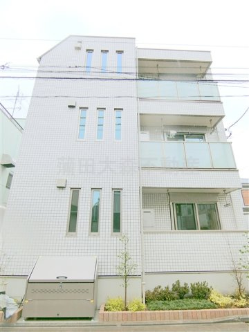 グレース・カーサの外観|2019年3月築　鉄骨造地上3階建て総戸数12戸オートロック宅配BOX1ギガの光インターネット無料の人気賃貸マンション　東京都大田区本羽田1丁目京急空港線糀谷駅、京急本線雑色駅