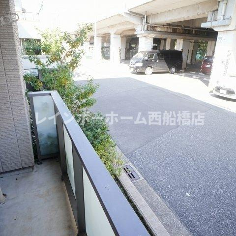 ロイヤルパレス黒砂台のバルコニー