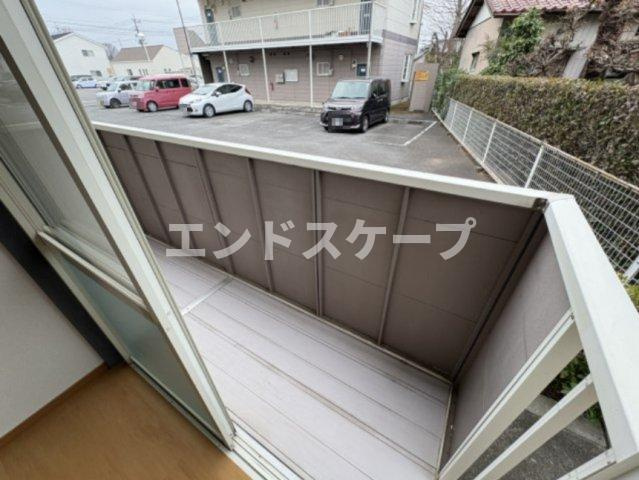 テルサ中居Ｂのバルコニー|高崎、前橋のお部屋探しはエンドスケープまで！お客様の理想お聞かせ下さい♪