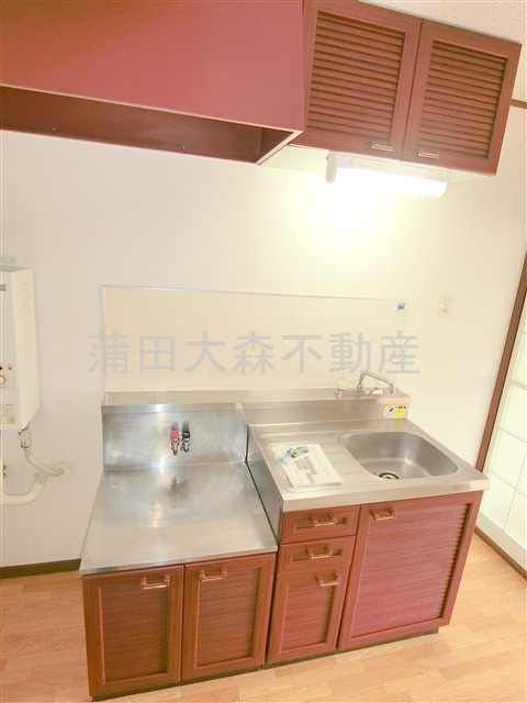 メゾンドルミエールのキッチン|ガス代設置型のキッチン