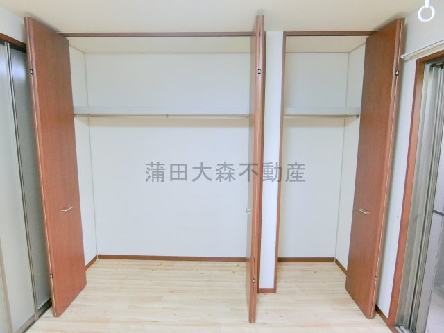 Grace多摩川の収納|洋室6.2帖　クローゼット