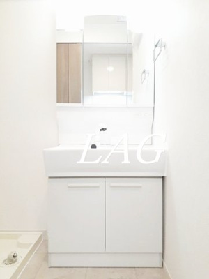 【洗面所】 | ヒルサイドⅢ | 洗面台です。