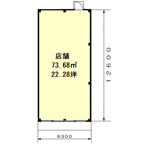 野里店舗Ｂの間取り