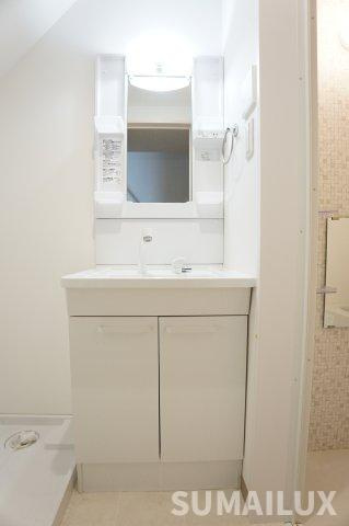 熊本市東区長嶺南６丁目のアパートの独立洗面台
