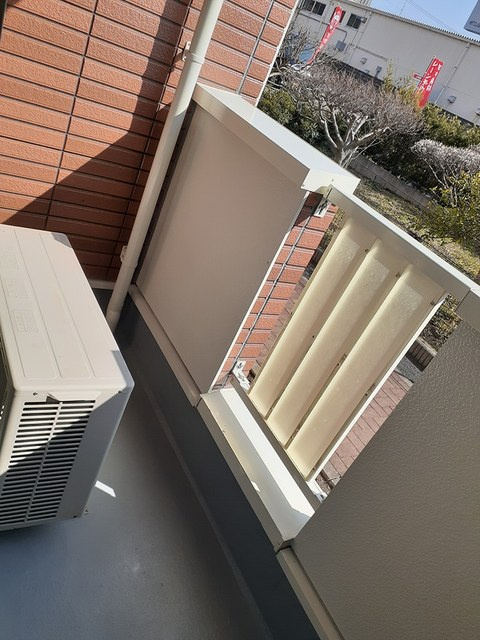 グリーンコートCのバルコニー