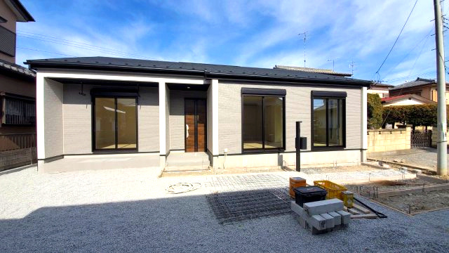 行田市矢場　新築住宅（平家住宅）土地76坪超！の外観
