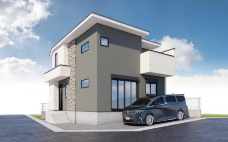 葛飾区西水元４丁目の新築戸建の外観パース