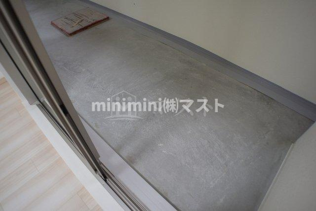 スプランディッド難波Ⅱのバルコニー