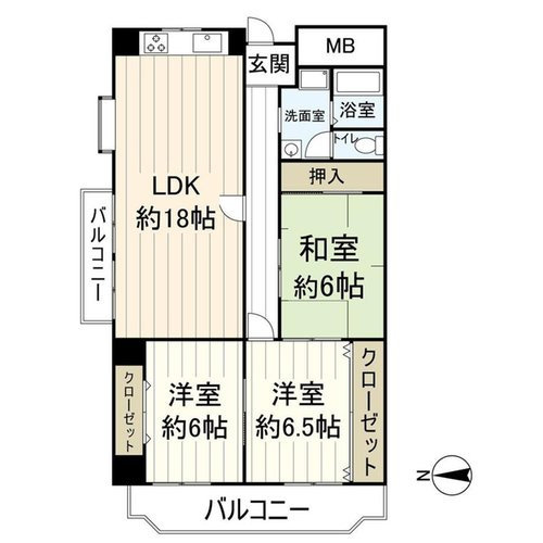【間取り】 | ☆ローレルハイツ茨木1号棟