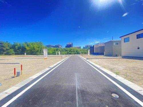 常滑市榎戸町3丁目 第3期　全11区画　11号地の前面道路含む現地写真|R7.7.20撮影　開発道路6ｍ！
