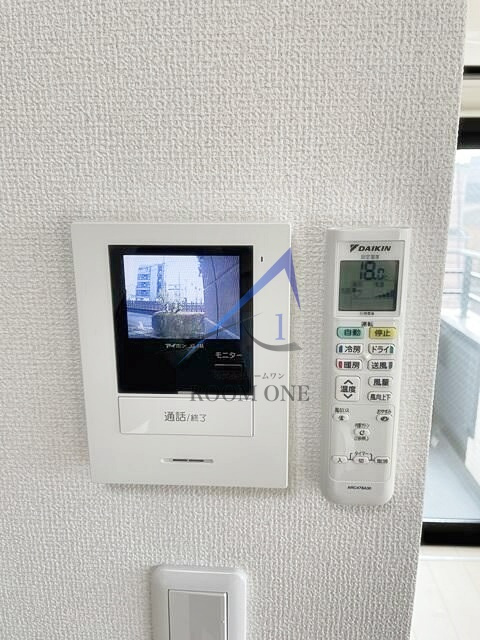 プティ・ロシェ小岩のセキュリティ|モニター付きインターホンです。