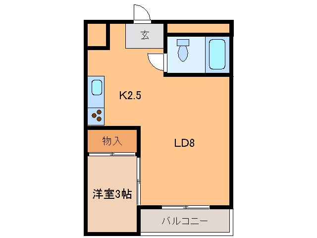 第1恒陽マンションの間取り