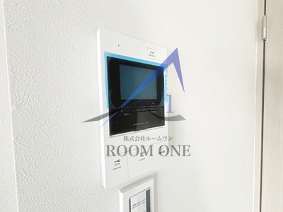 シアターハウス赤羽のセキュリティ|モニター付きインターホンです。