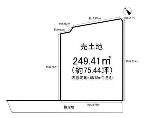 常滑市榎戸町3丁目 第3期　全11区画　8号地の土地図|建築条件なし☆