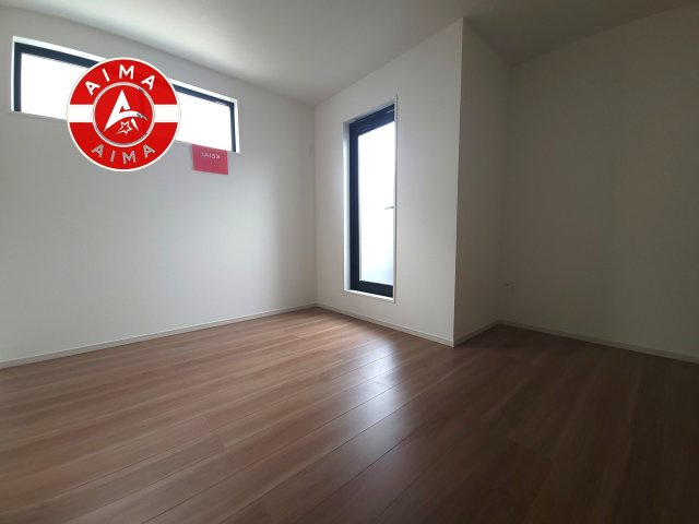 糟屋郡久山町猪野第4-2棟（1号棟）　の和室|将来的に、琉球畳を引きまして和室風にすることも可能です。