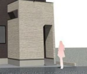 ハーモニーテラス北新宿Ⅲのエントランス