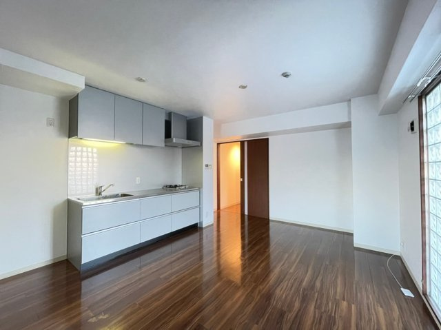 ピアッツァレント今井町のキッチン|収納豊富なキッチンスペース