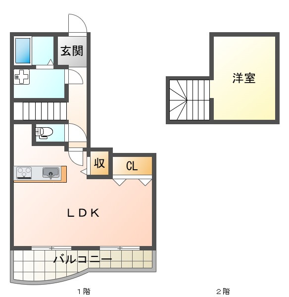 クレモナ山手の間取り