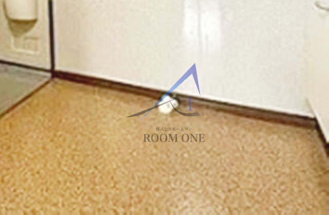 第一かしわ荘の設備|洗濯機置き場です。