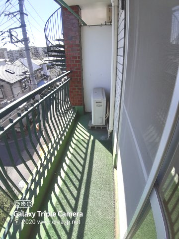迫田マンションのバルコニー