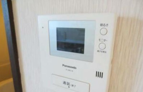 カルチャーコーポⅡのセキュリティ|モニター付きインターホン（同一仕様写真）
