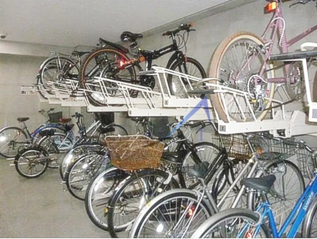 グラントゥルース門前仲町のその他共用部分|駐輪場です。