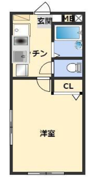 サクシードハイツ北条の間取り