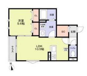 Casa　Lucidaの間取り