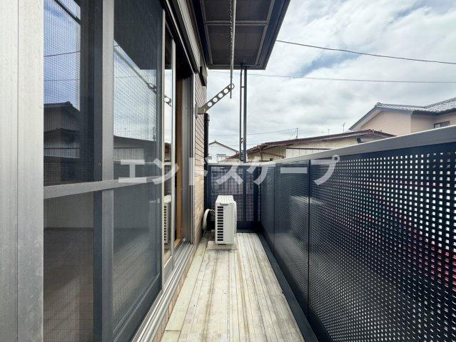 レトア絹香Bのバルコニー|高崎、前橋、伊勢崎エリアのお部屋探しはエンドスケープまで！お客様の理想お聞かせ下さい♪