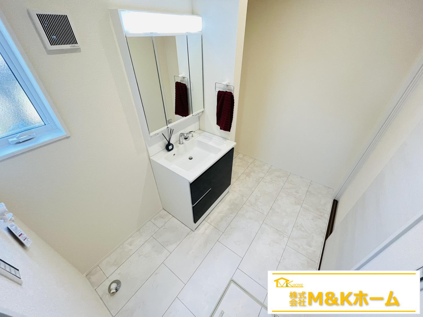 半田市板山町2丁目　全3棟　3号棟の洗面所|洗面♪