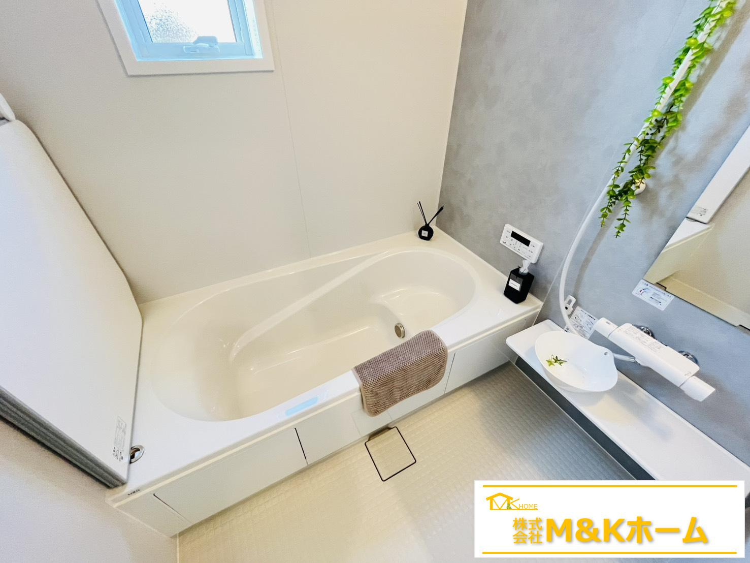 半田市板山町2丁目　全3棟　3号棟の洗面所|洗面室に収納棚がおけるスペースがあります☆